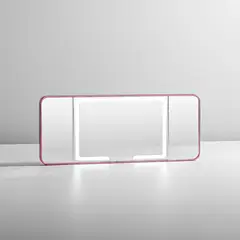 GENERICO - Espejo Maquillaje Auto Espejo Para Viscera Auto Espejo Led Rosa