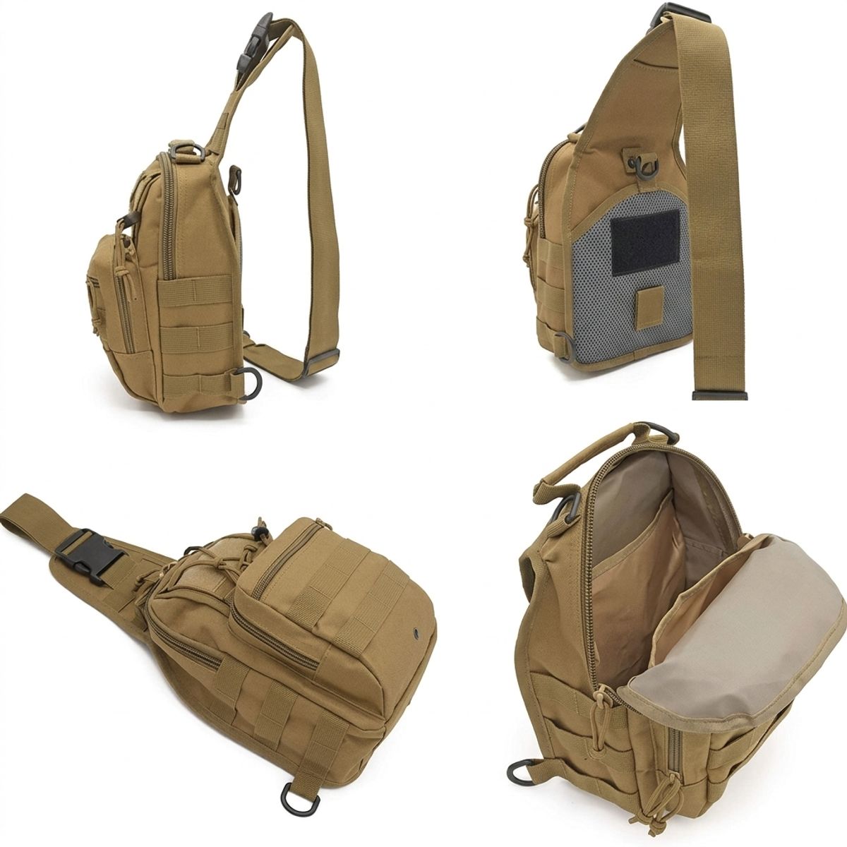 GENERICO - Bolso Táctico de Hombro Cruzado Impermeable Multiuso
