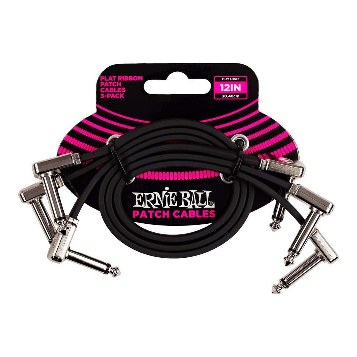 ERNIE BALL - Ernie Ball 6222 30CM Set de 3 Cables Patch Pedalboard