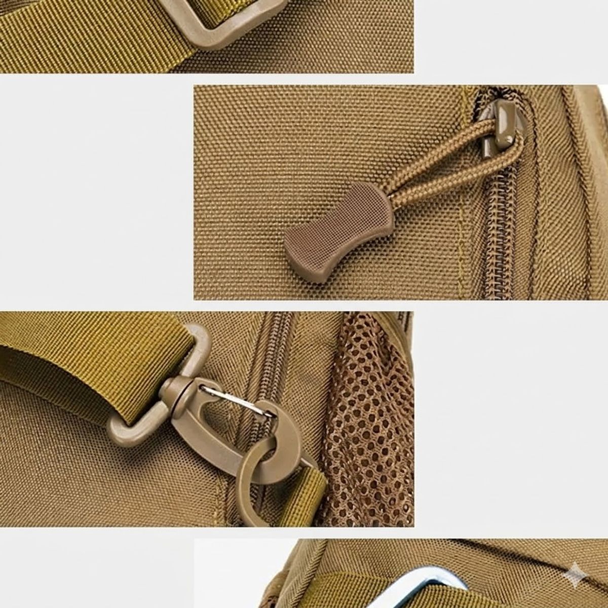 GENERICO - Bolso Táctico Militar de Hombro Bandolero Impermeable