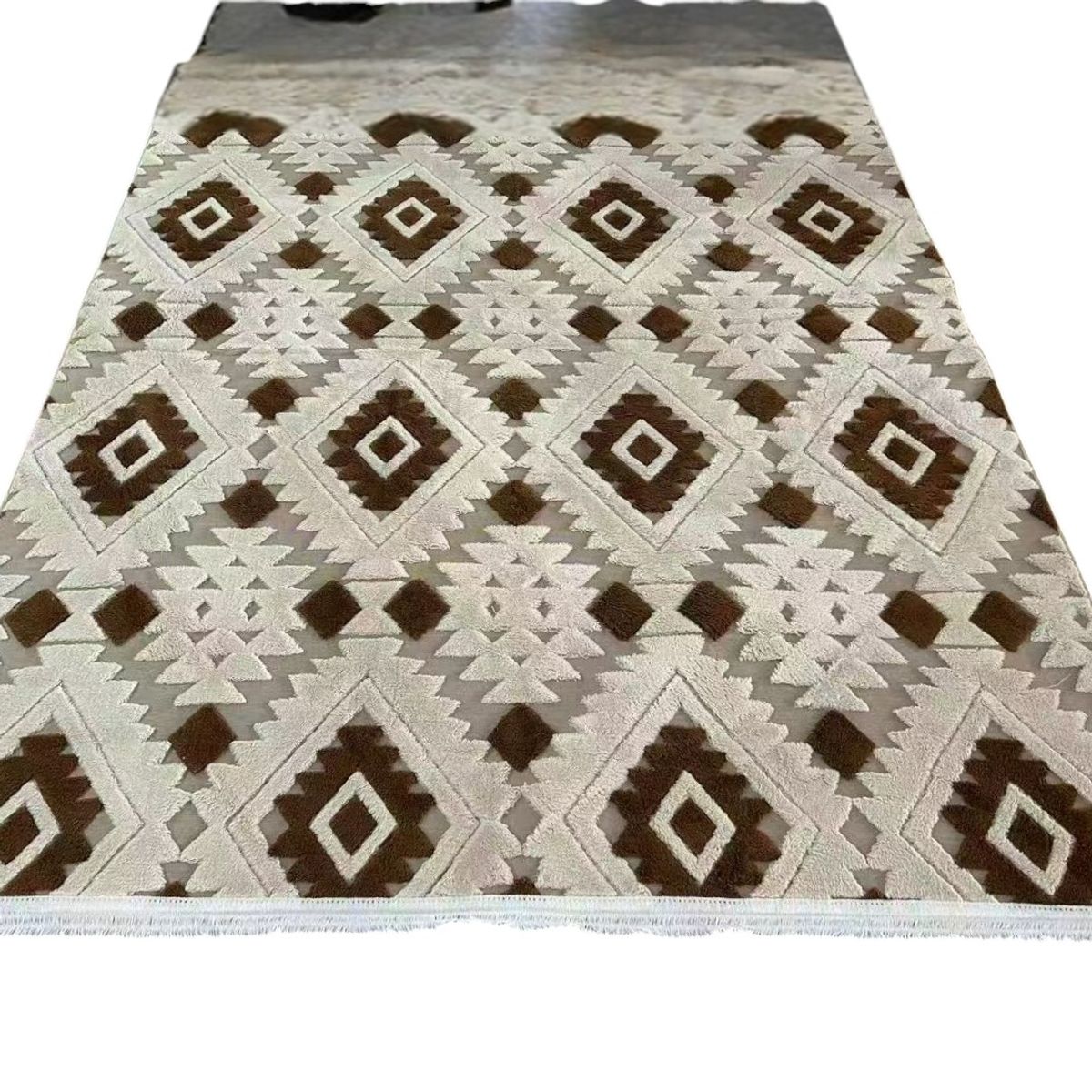 GENERICO - Alfombra Jacquard Bicolor 200x240Cm