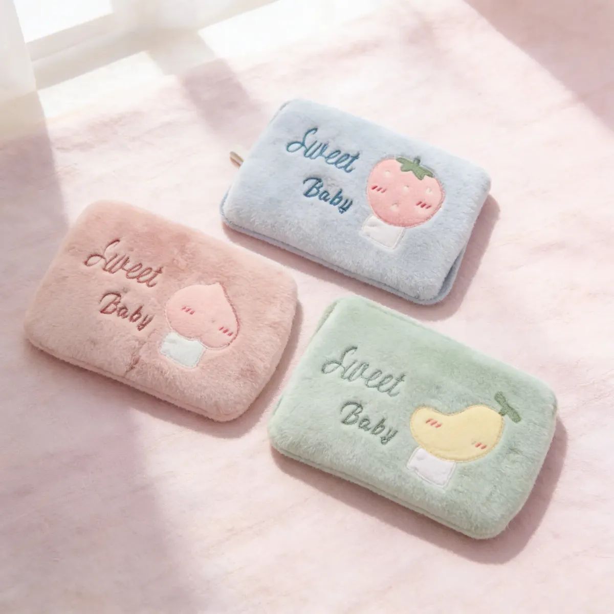 GENERICO - Guatero Eléctrico De Felpa Recargable Kawaii