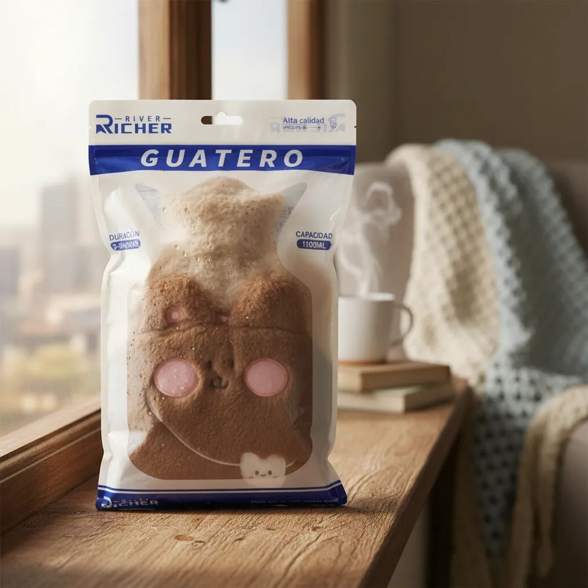 GENERICO - Guatero De Mano Bolsa De Agua Caliente Animalitos Felpa