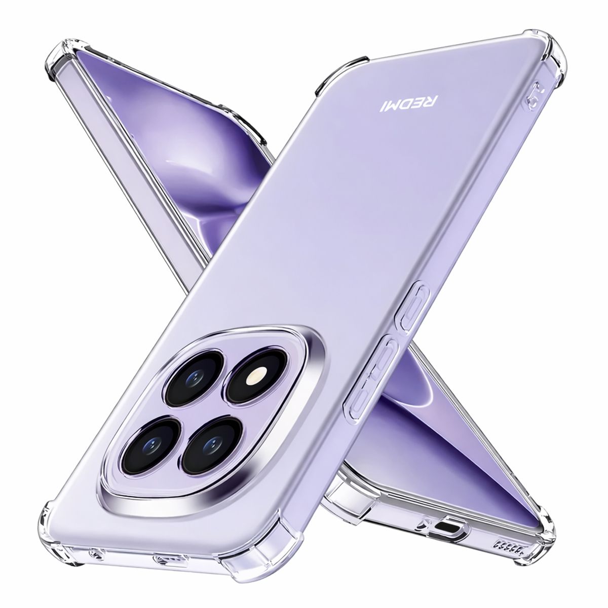 GENERICO - CARCASA TRANSPARENTE ANTIGOLPE PARA XIAOMI REDMI NOTE 15 PRO 5G