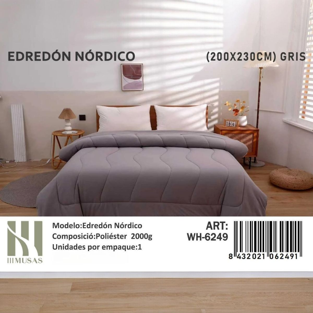 GENERICO - Plumon Nordico De Seda 2 Plazas