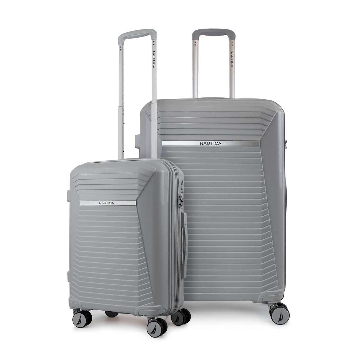 NAUTICA - Pack 2 maletas Nautica Niza cabina 10k y grande 23k gris