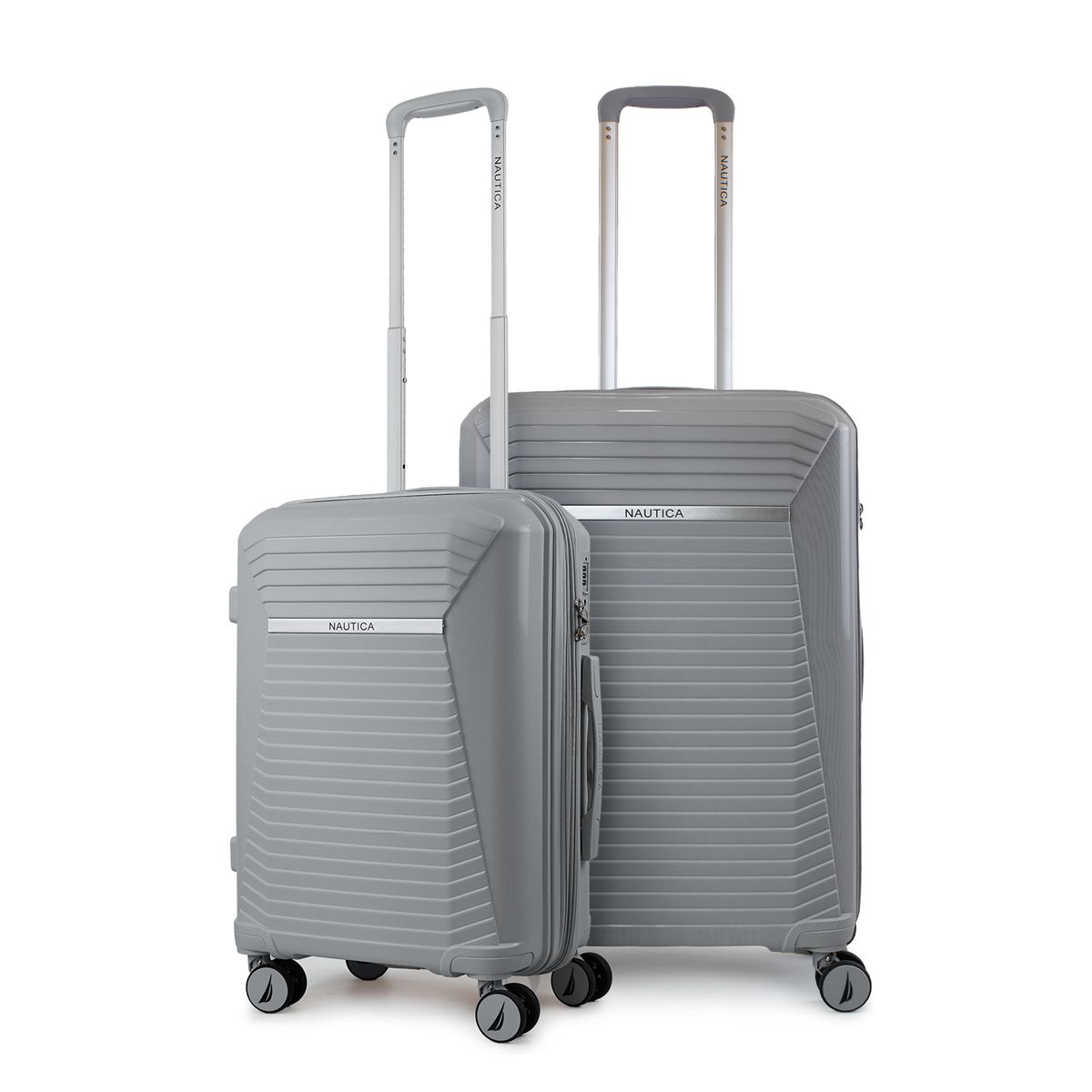 NAUTICA - Pack 2 maletas Nautica Niza cabina 10k y mediana 20k gris