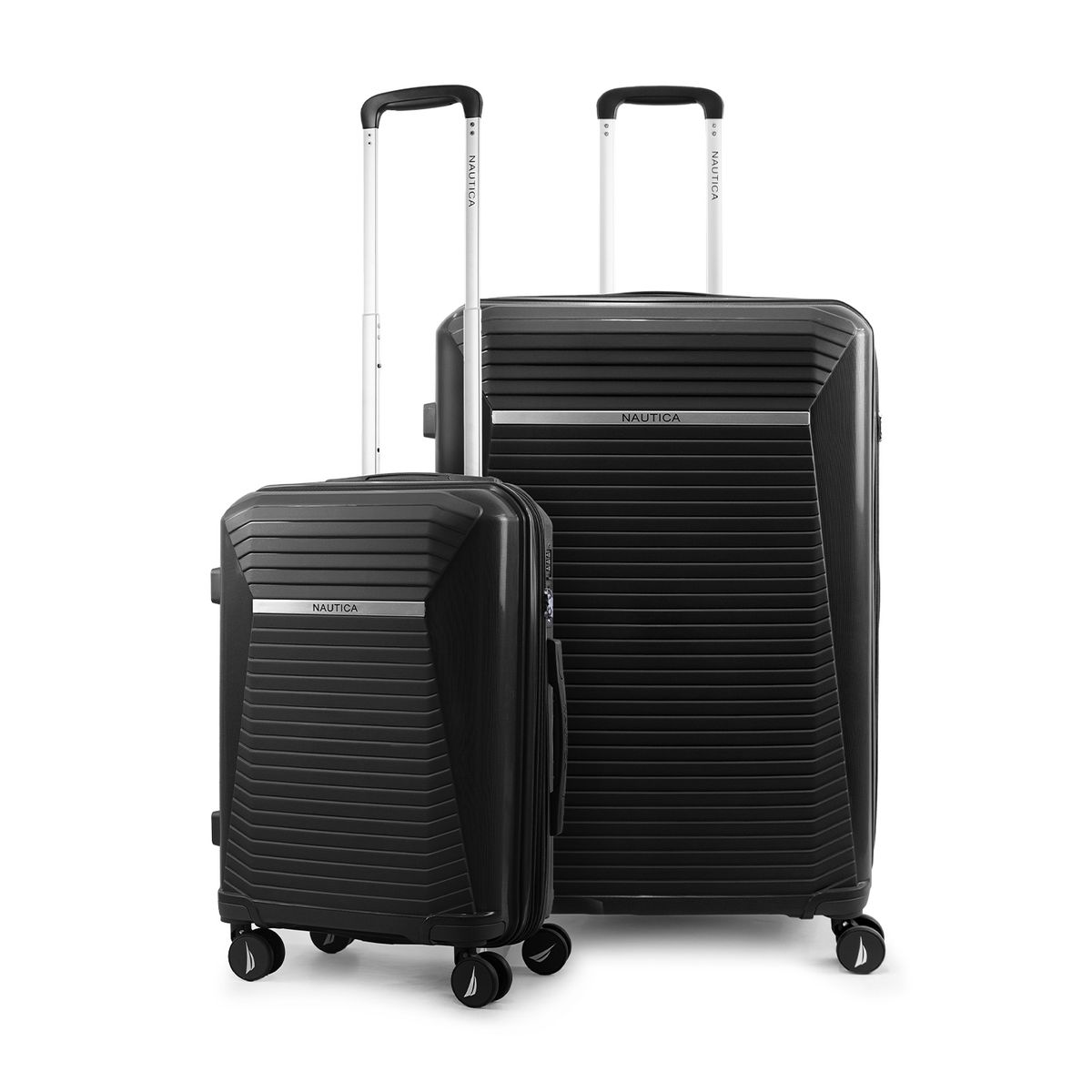 NAUTICA - Pack 2 maletas Nautica Niza cabina 10k y grande 23k negra
