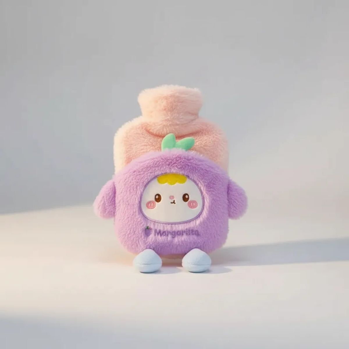 GENERICO - Guatero Agua Caliente Con Funda De Peluche Infantil 1000ml