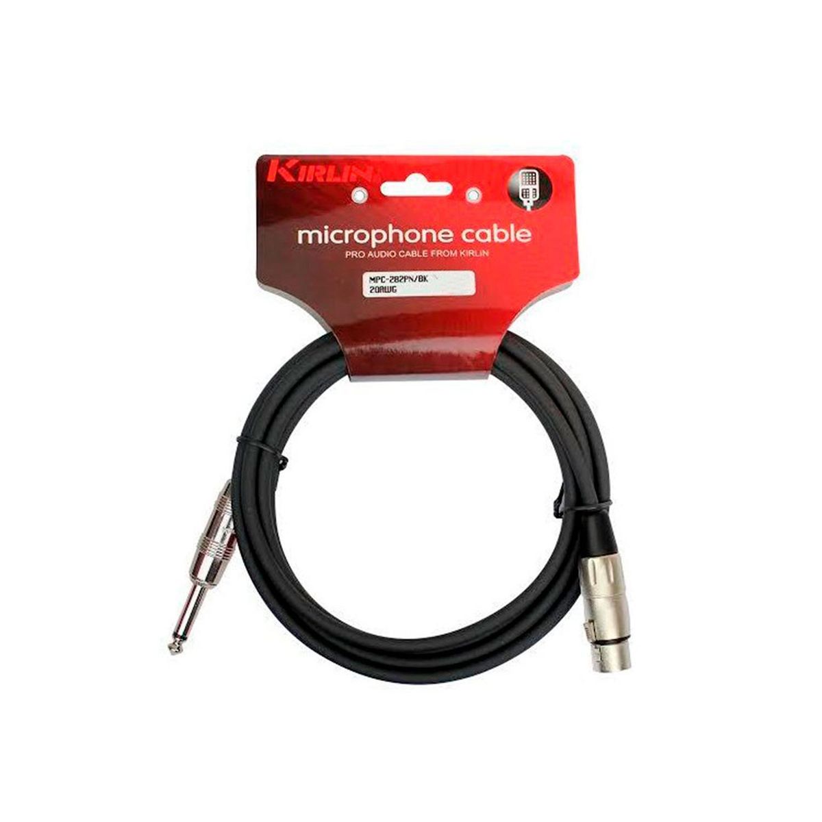 KIRLIN - Kirlin MPC282PN 15M BK Cable XLR Plug 15 Metros