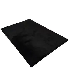 GENERICO - Alfombra Peluda Tipo Shaggy 200x300 Color negra