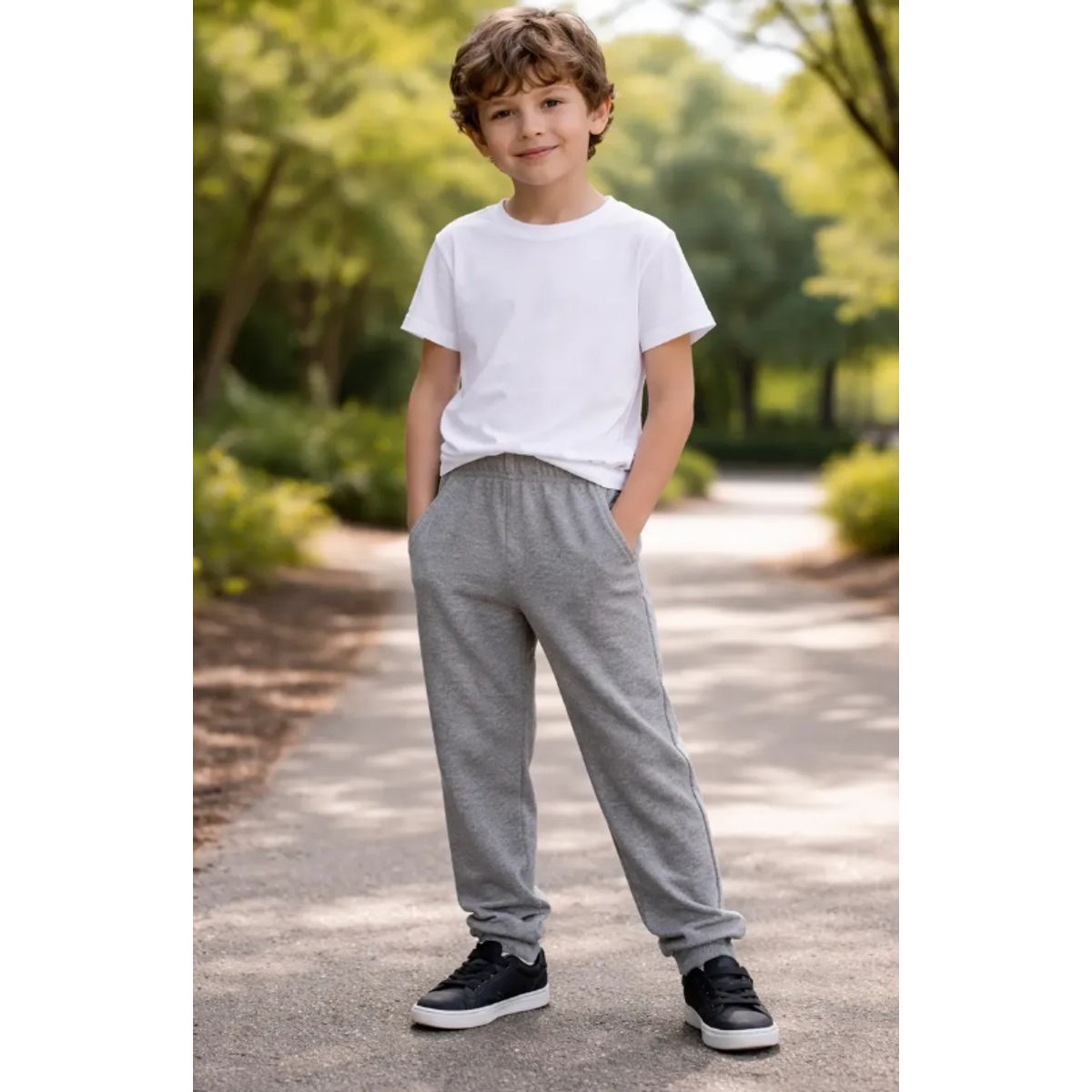 AGW - Pack 2 Pantalones Buzo Niño 100% Algodon Nacional