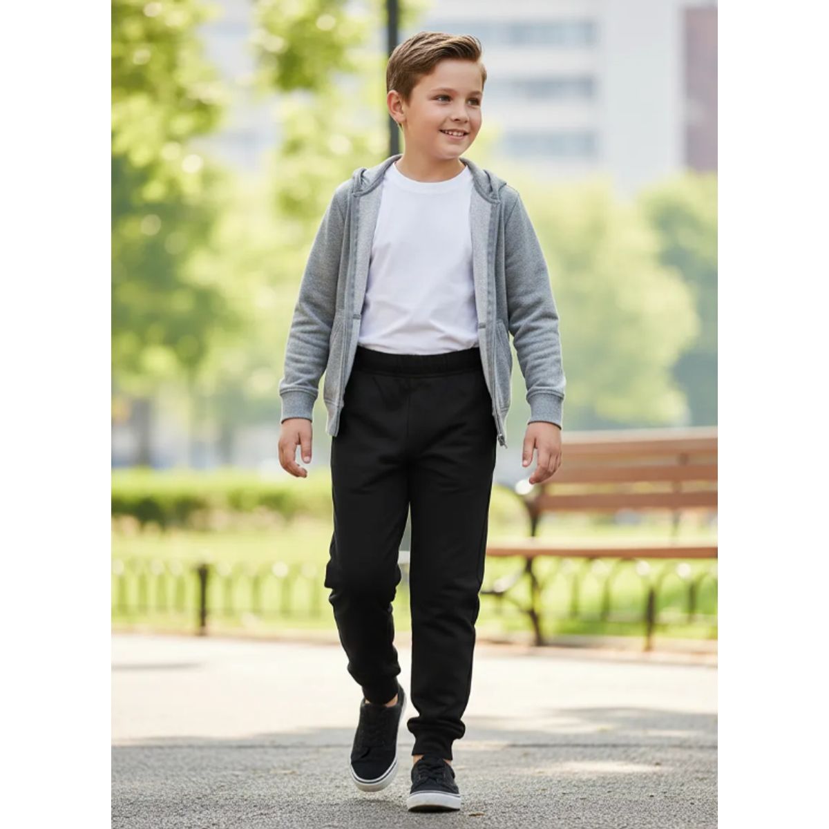AGW - Pack 2 Pantalones Buzo Niño 100% Algodon Nacional