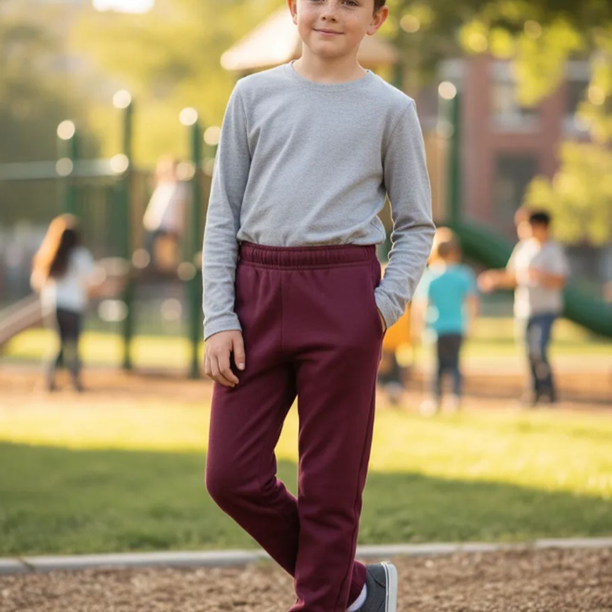 AGW - Pack 2 Pantalones Buzo Niño 100% Algodon Nacional