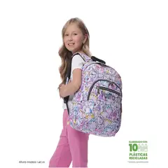 TOTTO - Mochila / Morral Escolar Compacta Moderna Durable Y Ligera 20 L