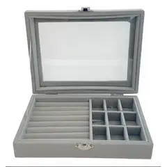 GENERICO - Joyero Caja Exhibición Estuche Organizador De Joyas Ld-1016