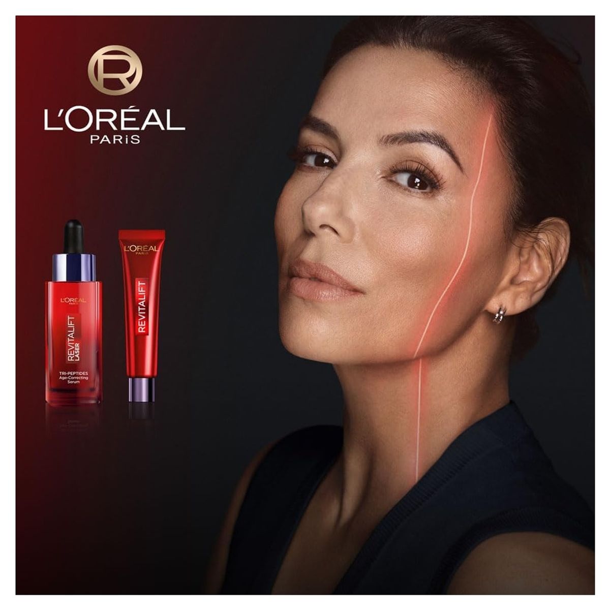 LOREAL PARIS - Pack Anti-Edad Revitalift Laser Serum Tri-Peptides + Contorno de Ojos L Oreal Paris