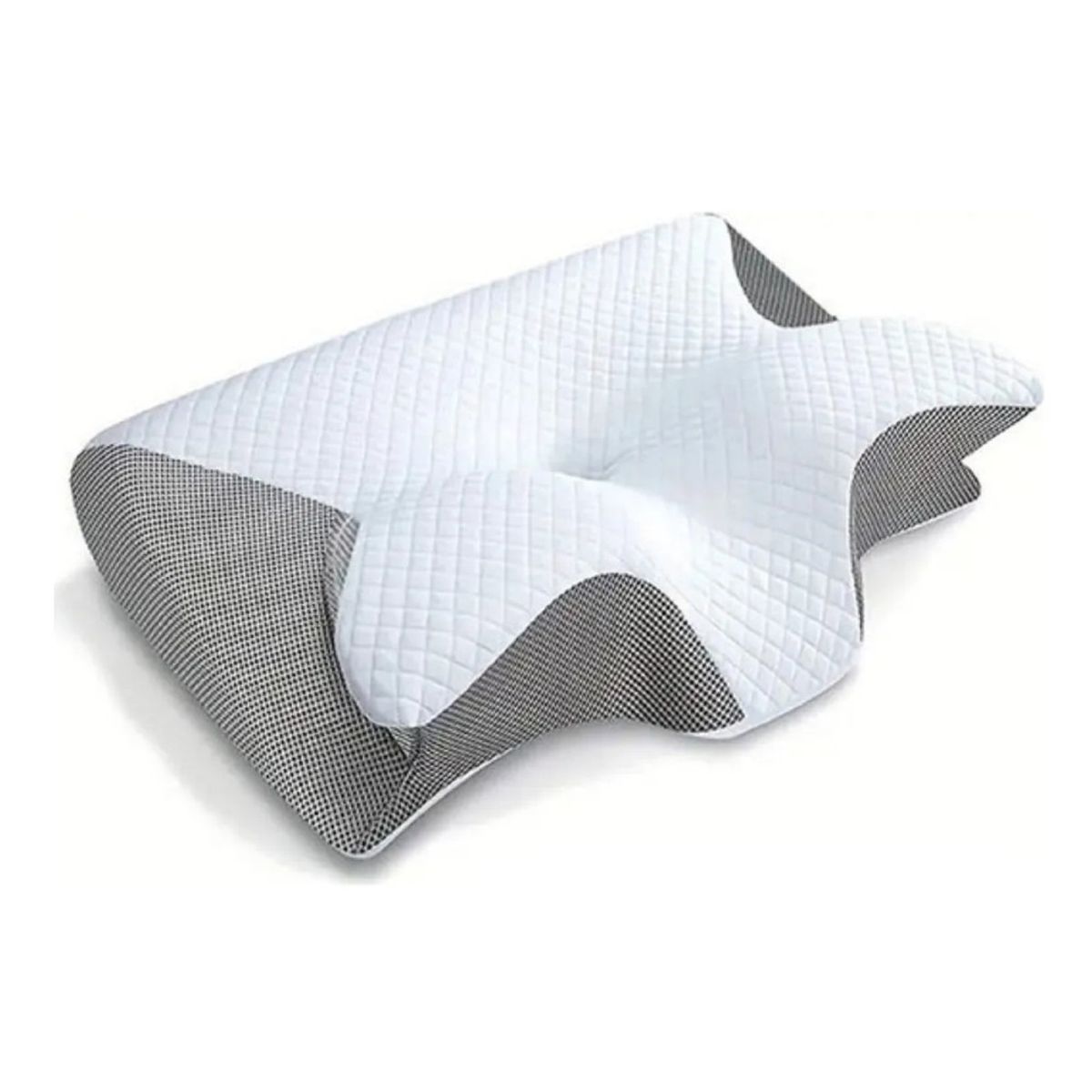 GENERICO - Almohada Ortopédica Cojín Cuello Memory Foam Cervical 60cm