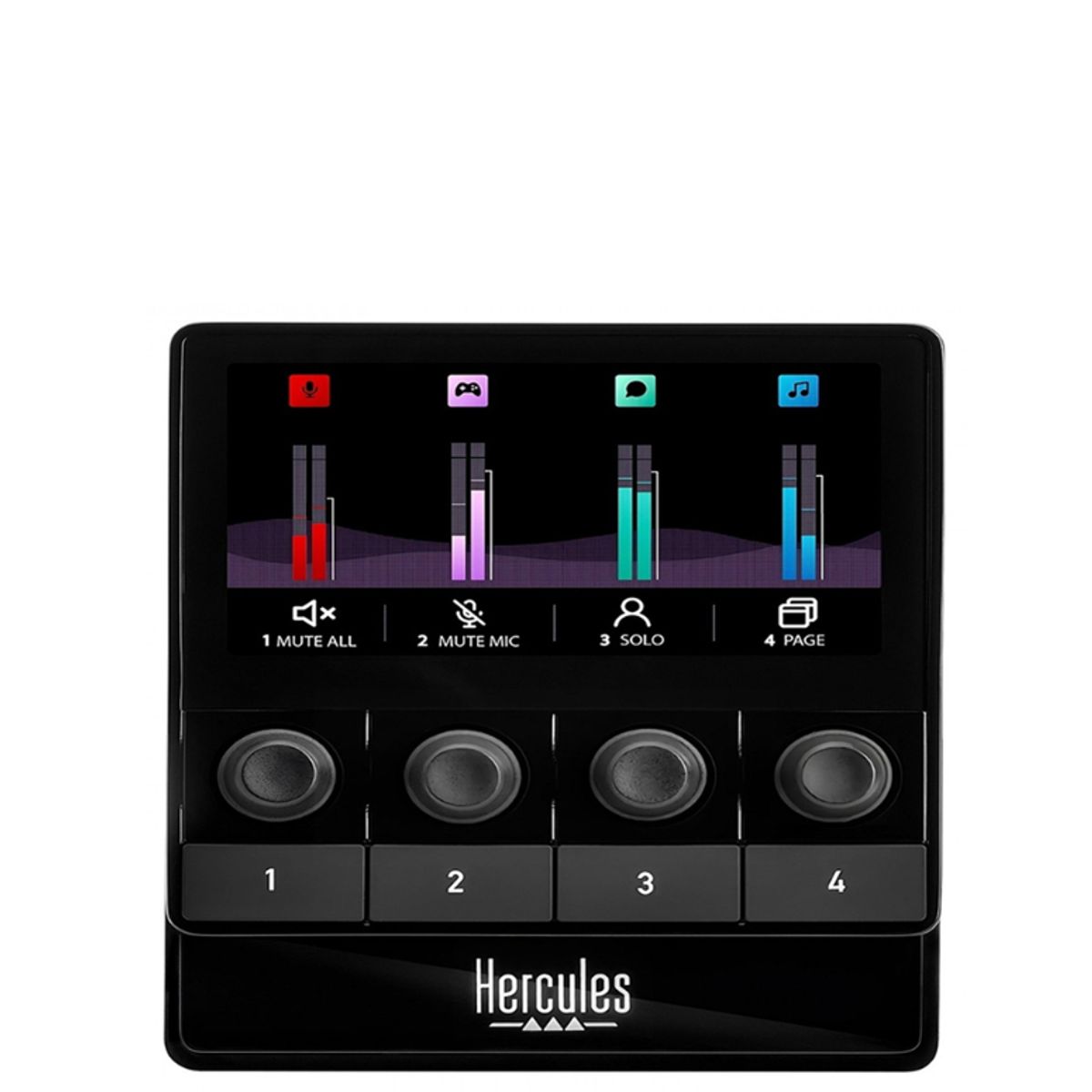 HERCULES - Mezclador De Audio USB Para PC Hercules Dj STREAM 100