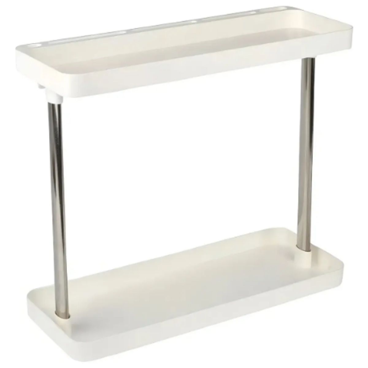 GENERICO - Organizador Condimentos 2 Niveles Multifuncional Cocina Baño Color Blanco