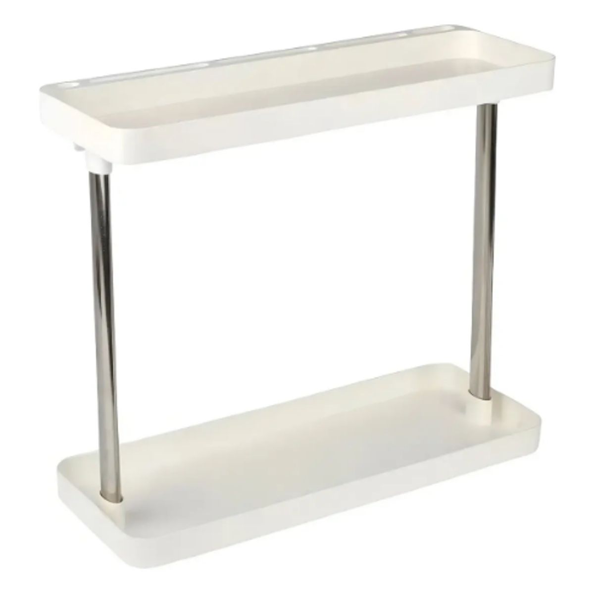 GENERICO - Organizador Condimentos 2 Niveles Multifuncional Cocina Baño Color Blanco