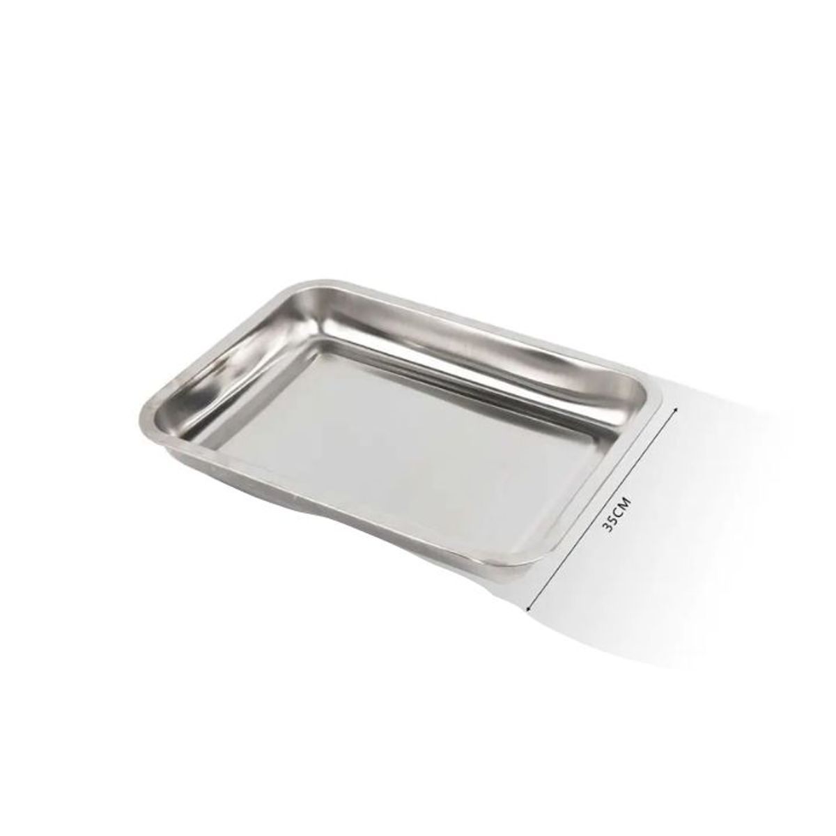 GENERICO - BANDEJA DE ACERO INOXIDABLE 40CM