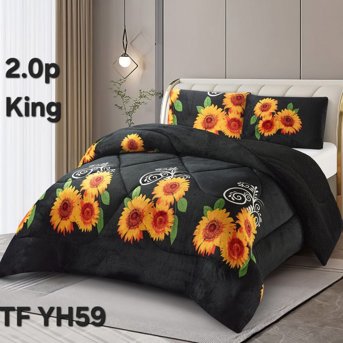 GENERICO - Cobertor de invierno Cubrecama de Plush con Chiporro 2,5 Plazas King