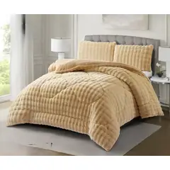 GENERICO - COBERTORES PREMIUM PIEL DE CONEJO CON CHIPORRO