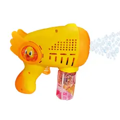 GENERICO - Pistola Lanza Burbujas Maquina Juguete Liquido Burbujas Led