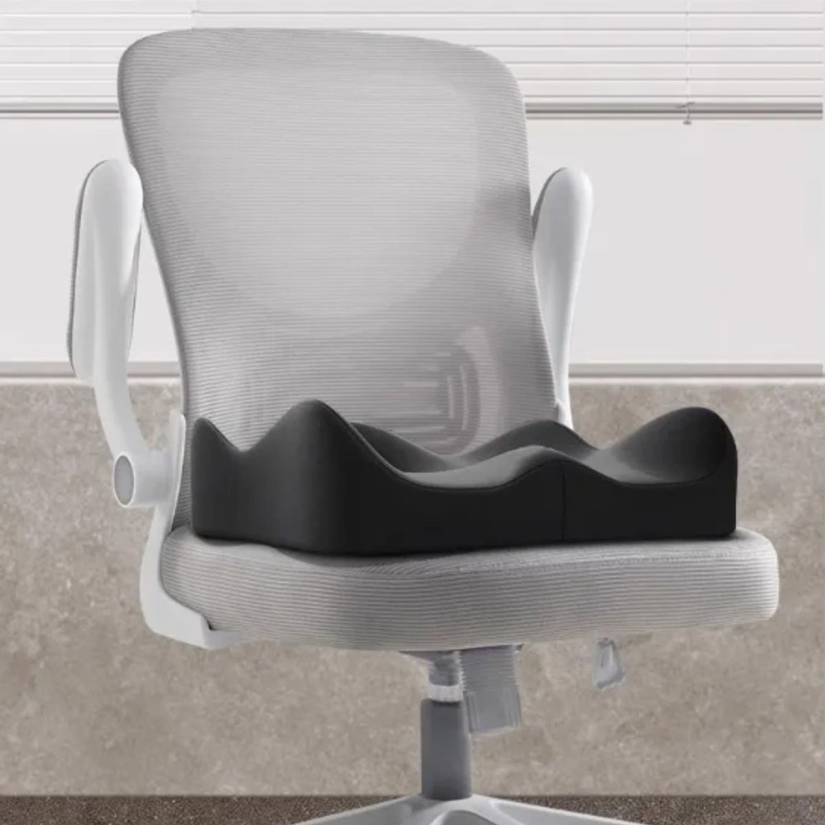 GENERICO - Cojín Coxis Ortopédico Premium Ergonómico Con Memory Foam