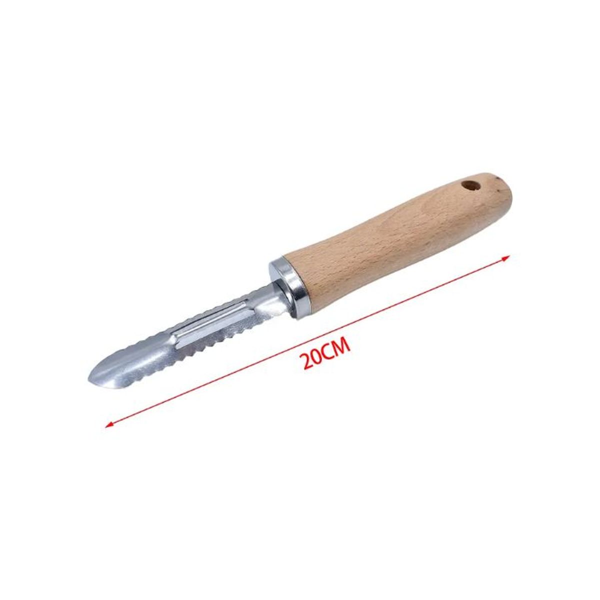 GENERICO - Pelador de Frutas y Verduras Premium - 20 cm