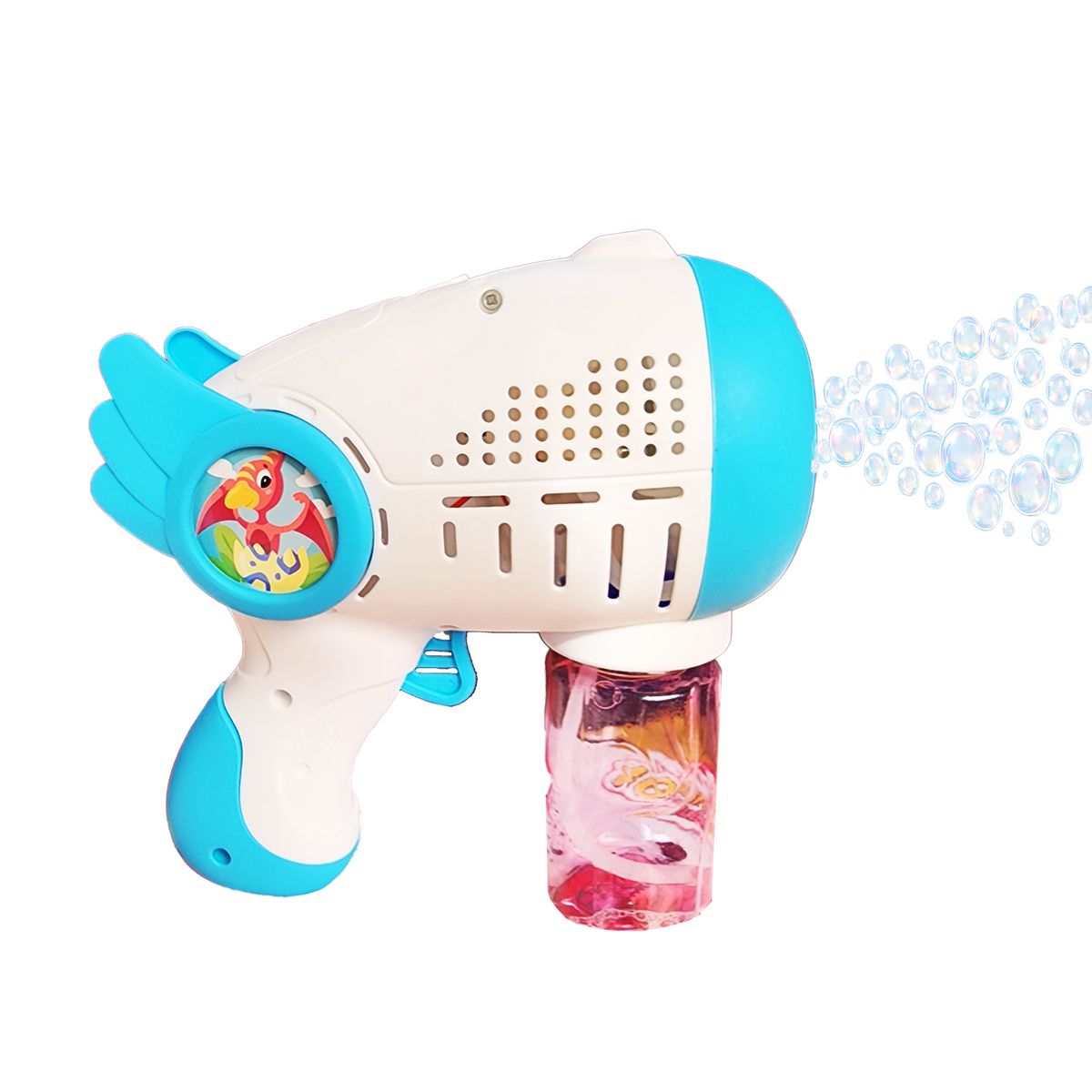 GENERICO - Pistola Lanza Burbujas Maquina Juguete Liquido Burbujas Led