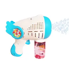GENERICO - Pistola Lanza Burbujas Maquina Juguete Liquido Burbujas Led