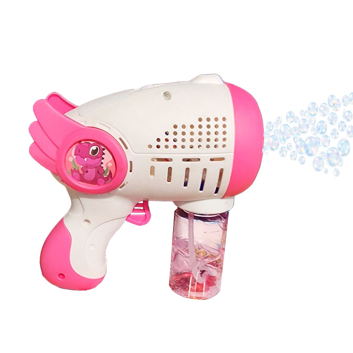 GENERICO - Pistola Lanza Burbujas Maquina Juguete Liquido Burbujas Led