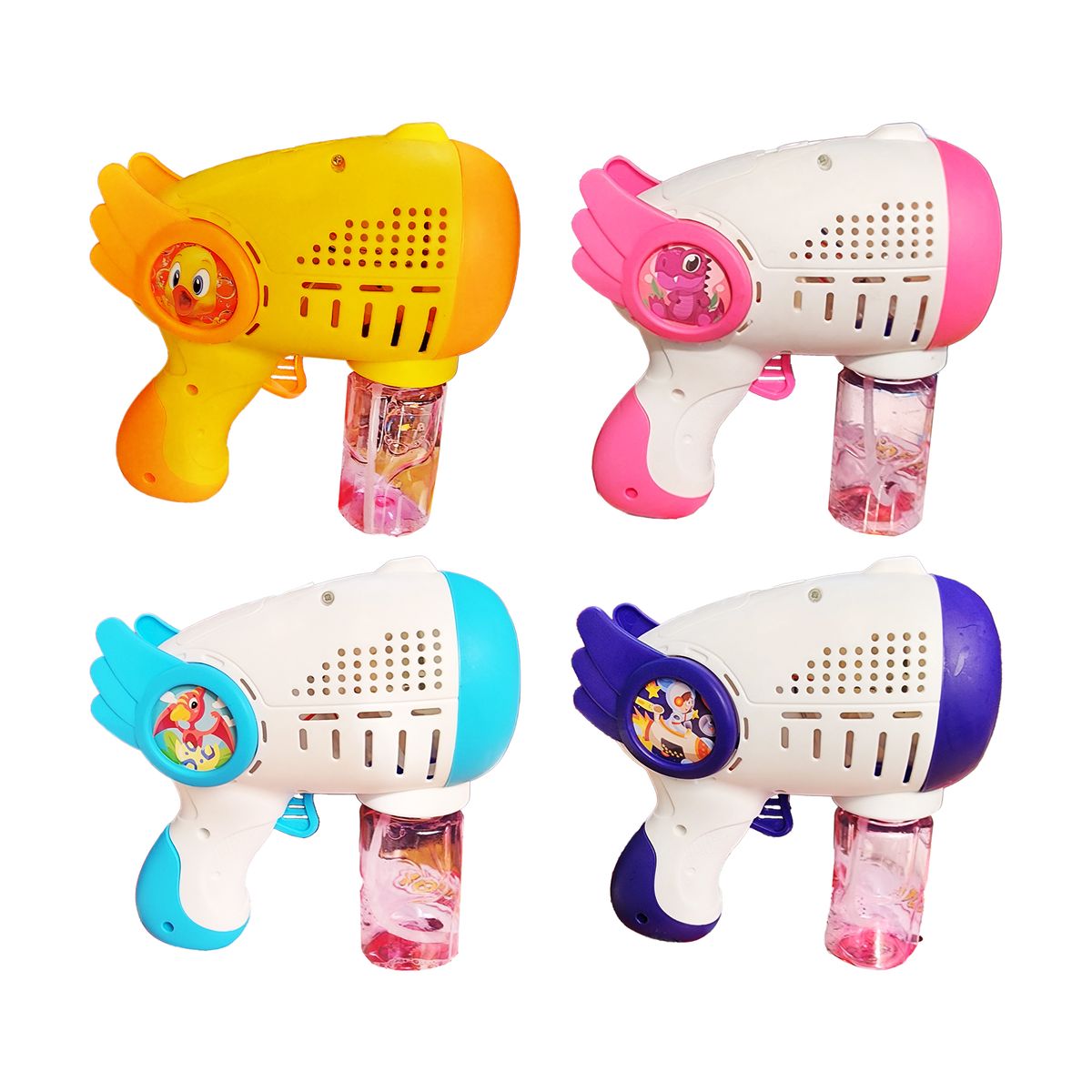 GENERICO - Pistola Lanza Burbujas Maquina Juguete Liquido Burbujas Led