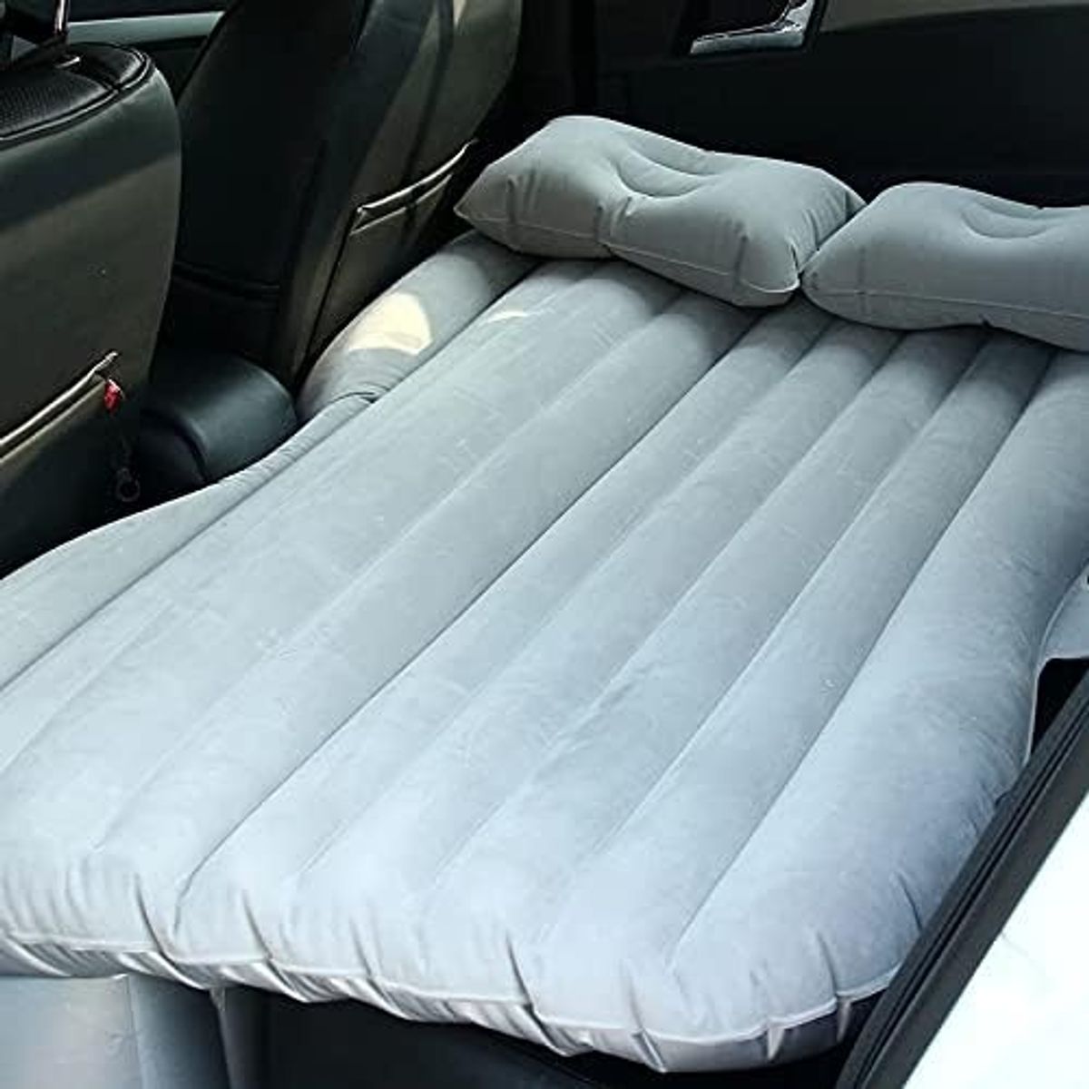 GENERICO - Colchón Inflable con Compresor 12v y 2 Almohadas para Auto