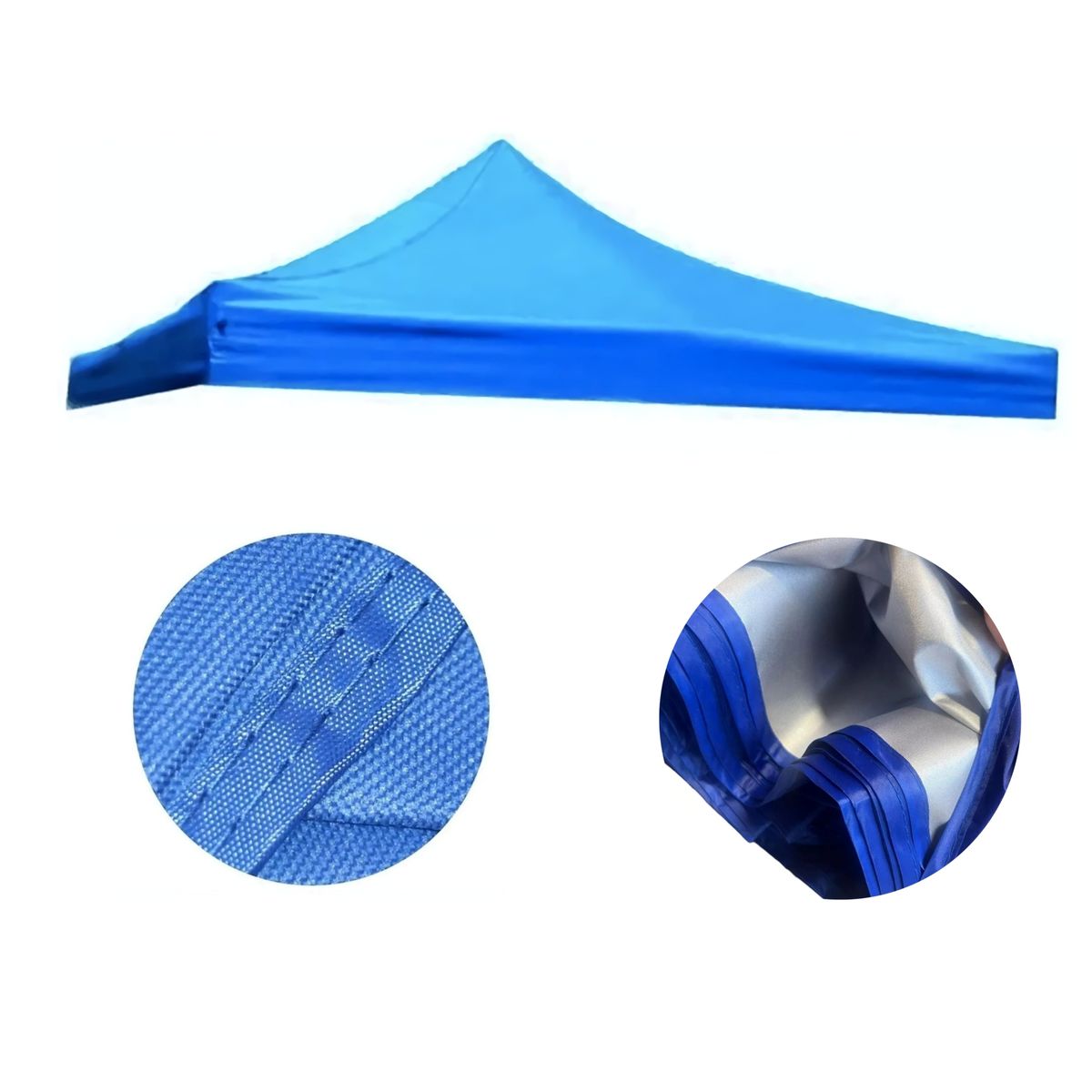 GENERICO - Carpa Lona Repuesto Toldo 3x3 Impermeable Filtro Uv Colores