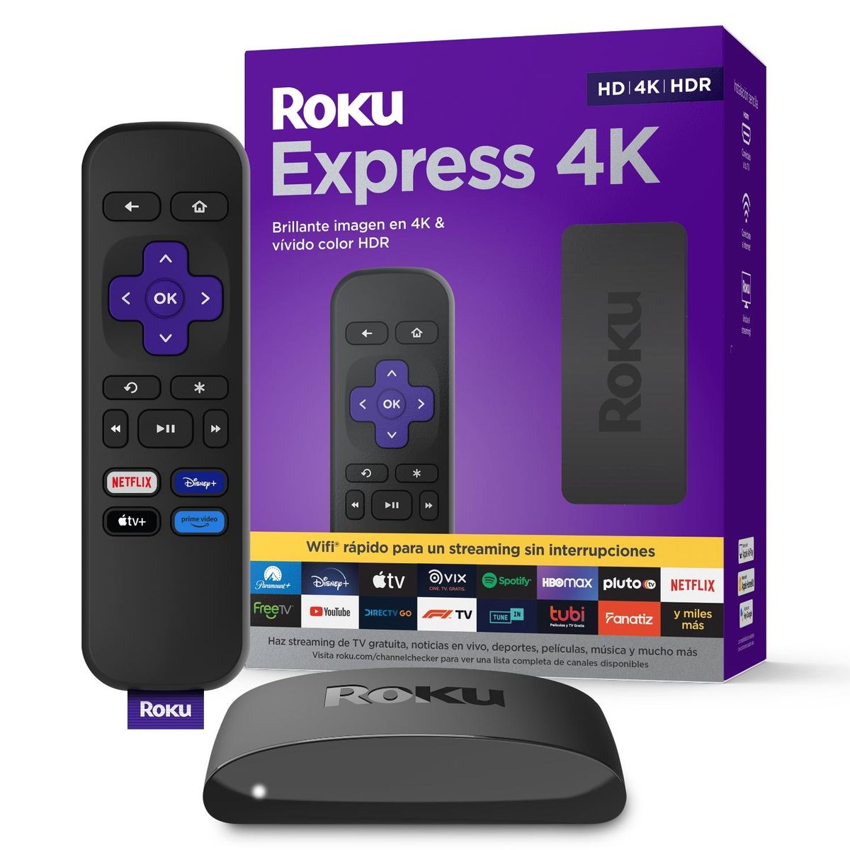ROKU - Express Dispositivo De Streaming Hd / 4K / Hdr Roku
