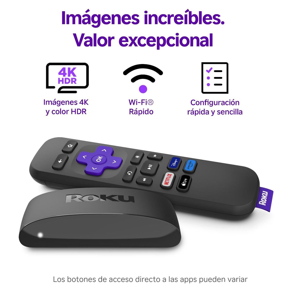 ROKU - Express Dispositivo De Streaming Hd / 4K / Hdr Roku
