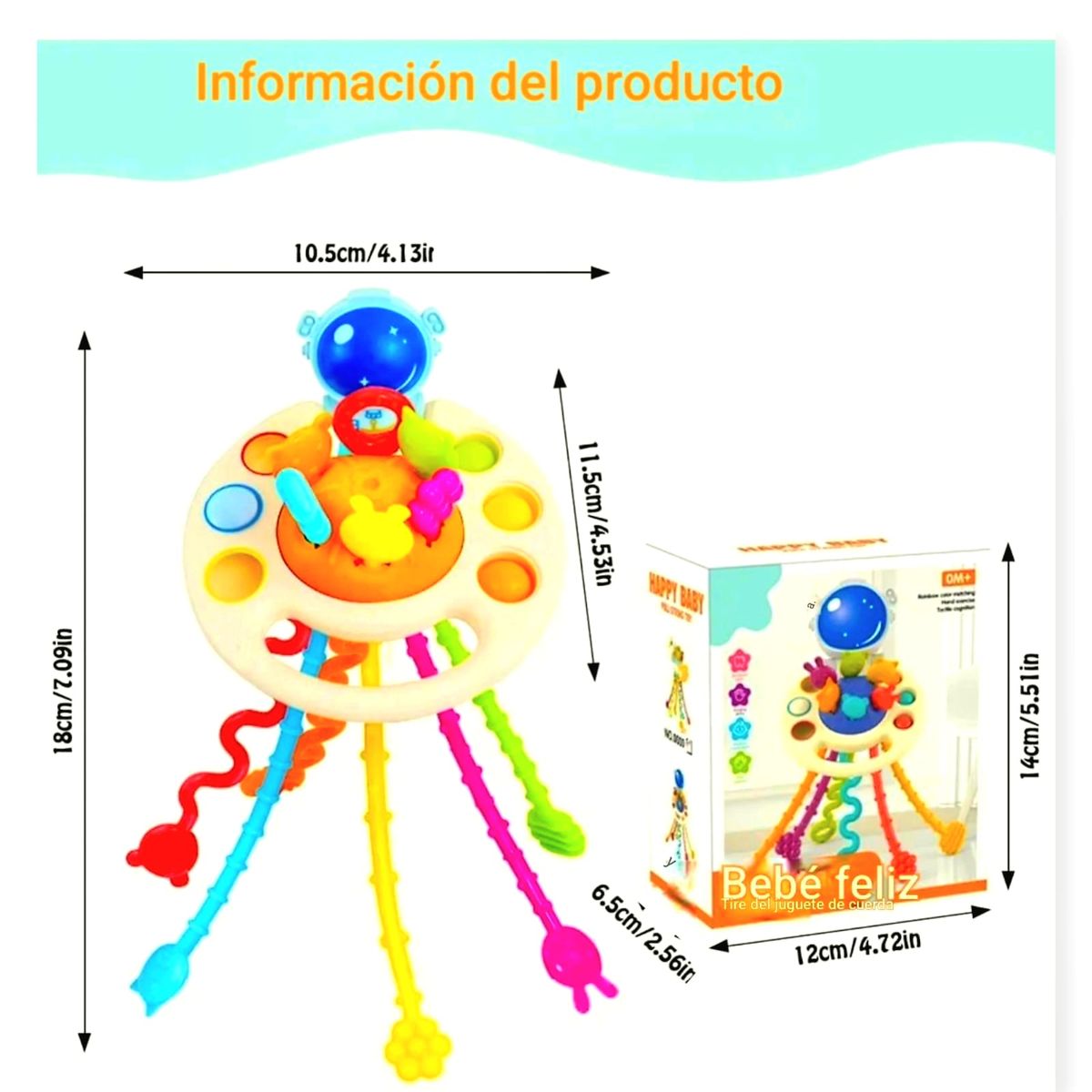 GENERICO - Juego Didáctico Montessori Anti estresante Astronauta
