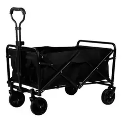 GENERICO - Carrito Para Compras Plegable Negro
