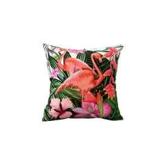 GENERICO - Set 6 Cojin Decorativo Estampado Flamenco Flores 43x43cm