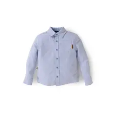 HUSH PUPPIES - Camisa Manga Larga Niño Lumix Celeste