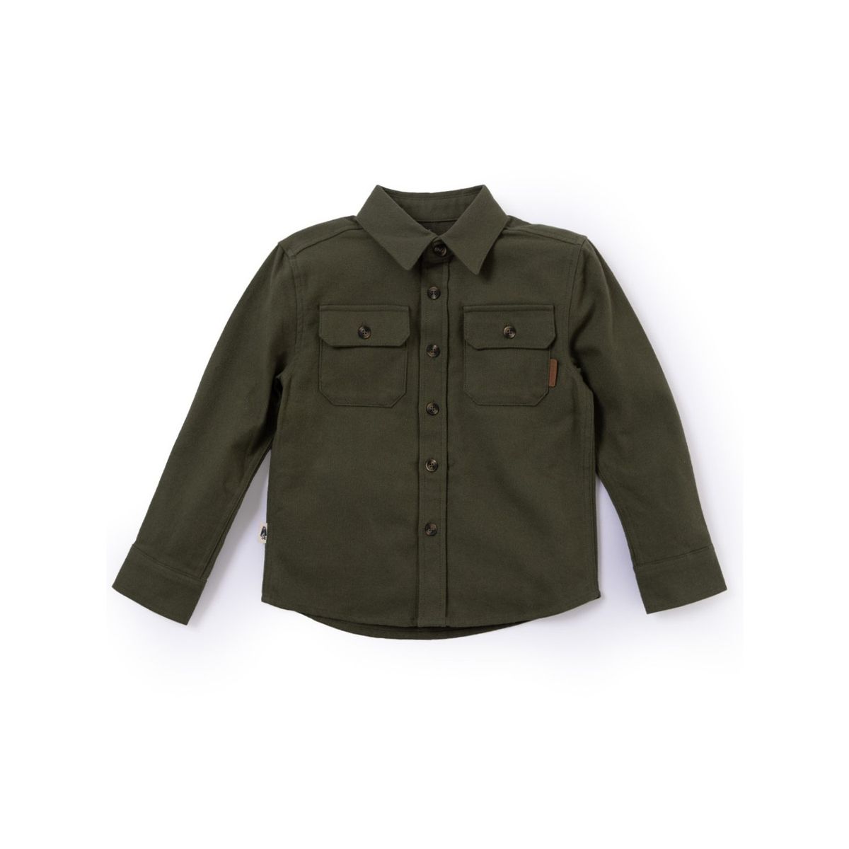 HUSH PUPPIES - Camisa Manga Larga Niño Rust Verde HUSH PUPPIES