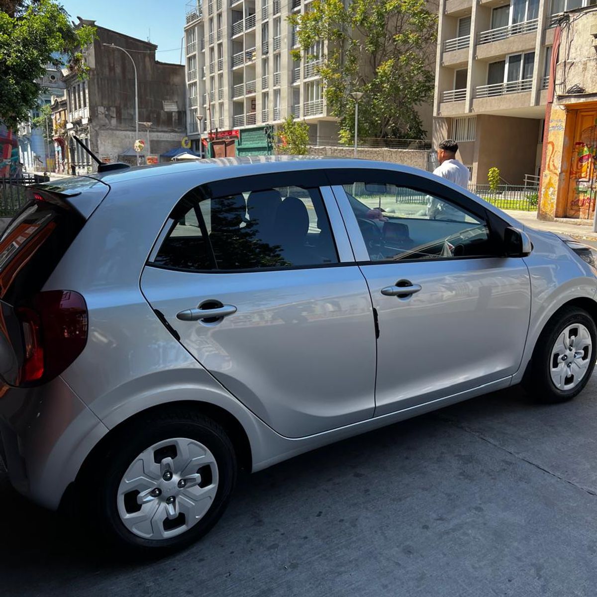 GENERICO - Bota Aguas de Acrílico 2mm plano Negro Brillante a Medida auto kia morning del 2017 al 2025
