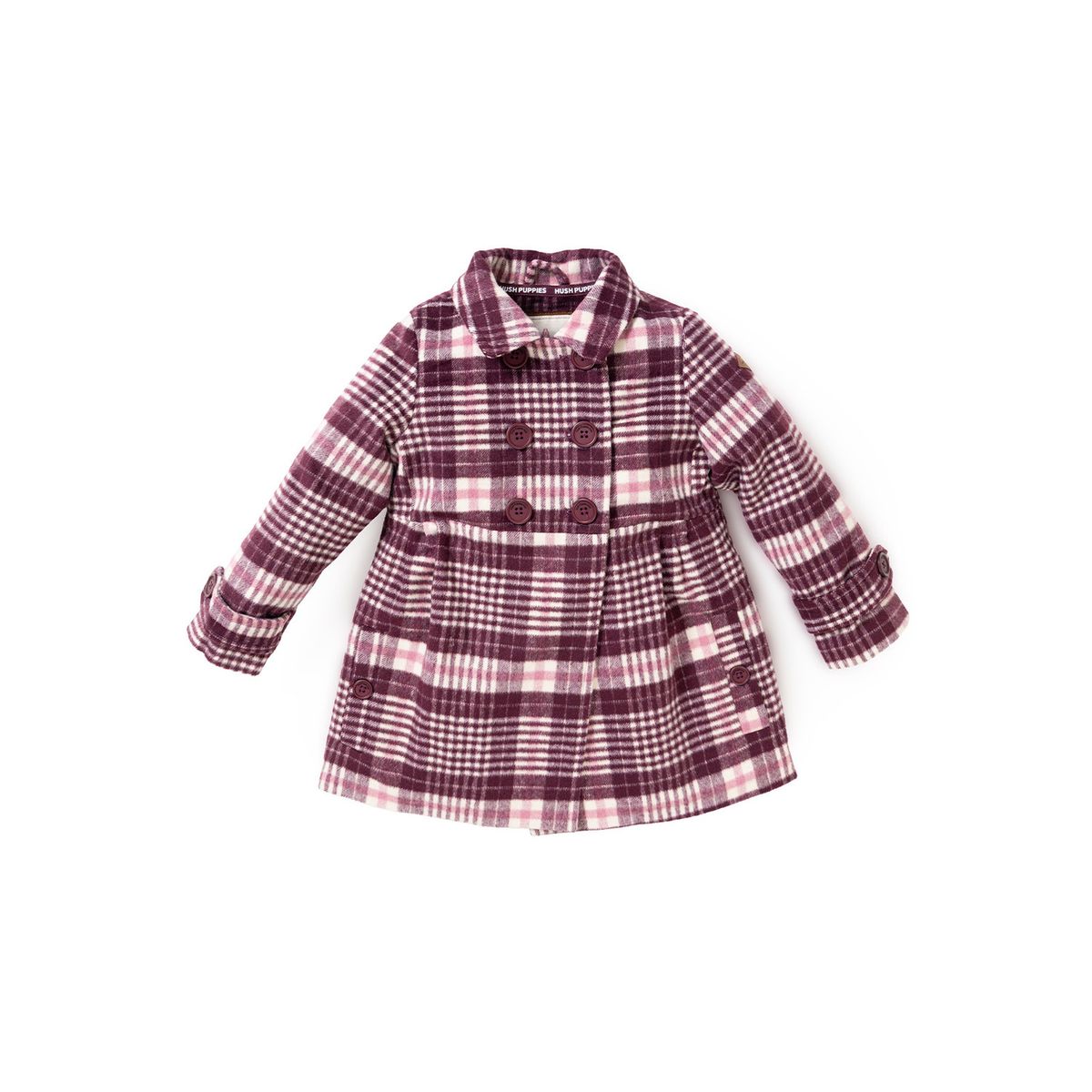 HUSH PUPPIES - Abrigo Niña Breeze Burdeo HUSH PUPPIES