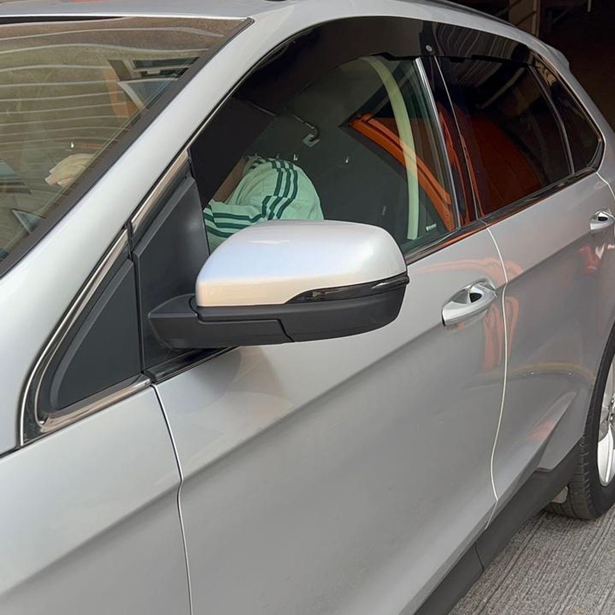 GENERICO - Bota Aguas de Acrílico 2mm plano Negro Brillante a Medida auto Ford edge 2015 a 2019