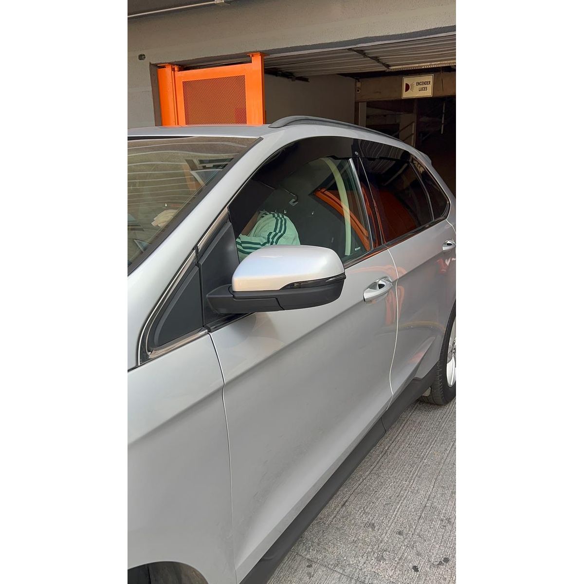 GENERICO - Bota Aguas de Acrílico 2mm plano Negro Brillante a Medida auto Ford edge 2015 a 2019