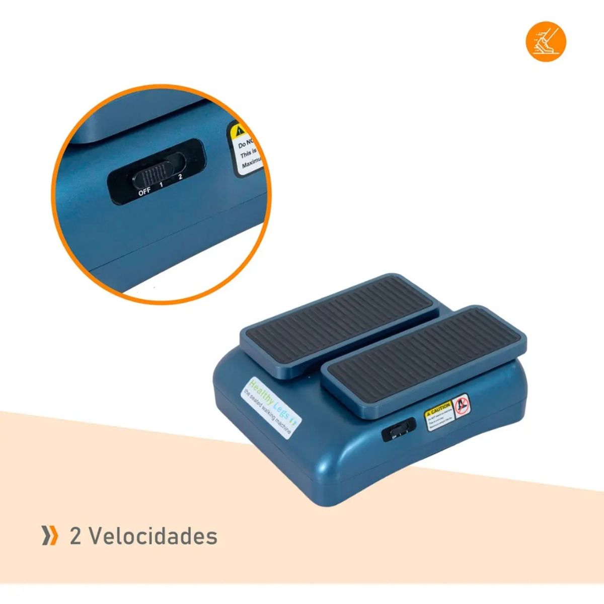 GENERICO - Ejercitador de Piernas Portátil Cardiovascular Fisioterapia