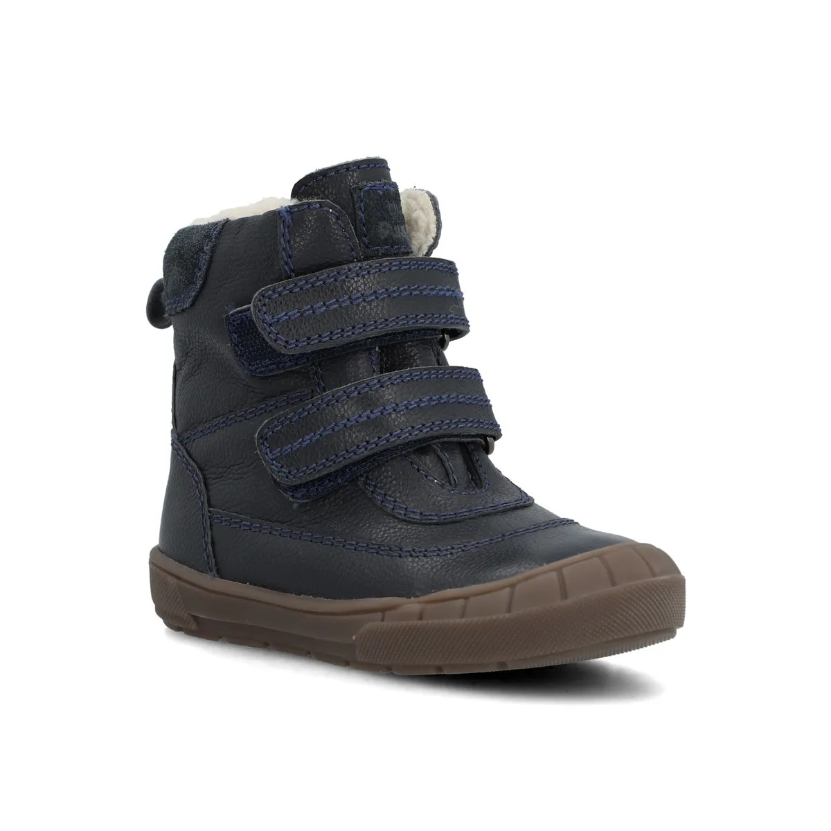 HUSH PUPPIES - Botin Cuero Niño Saman Azul HUSH PUPPIES